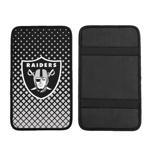 Las Vegas Raiders Car handrail box cushion Personalized printed car armrest cover