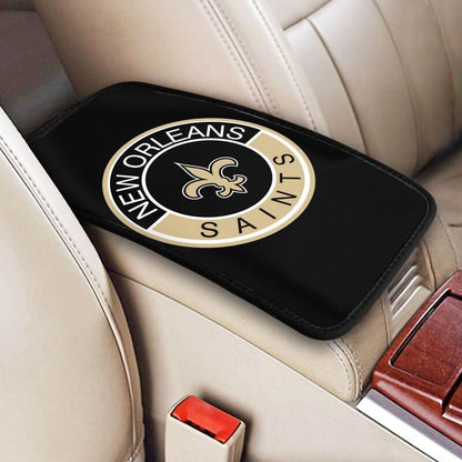 New Orleans Saints print car armrest protective cover Car center console armrest pad