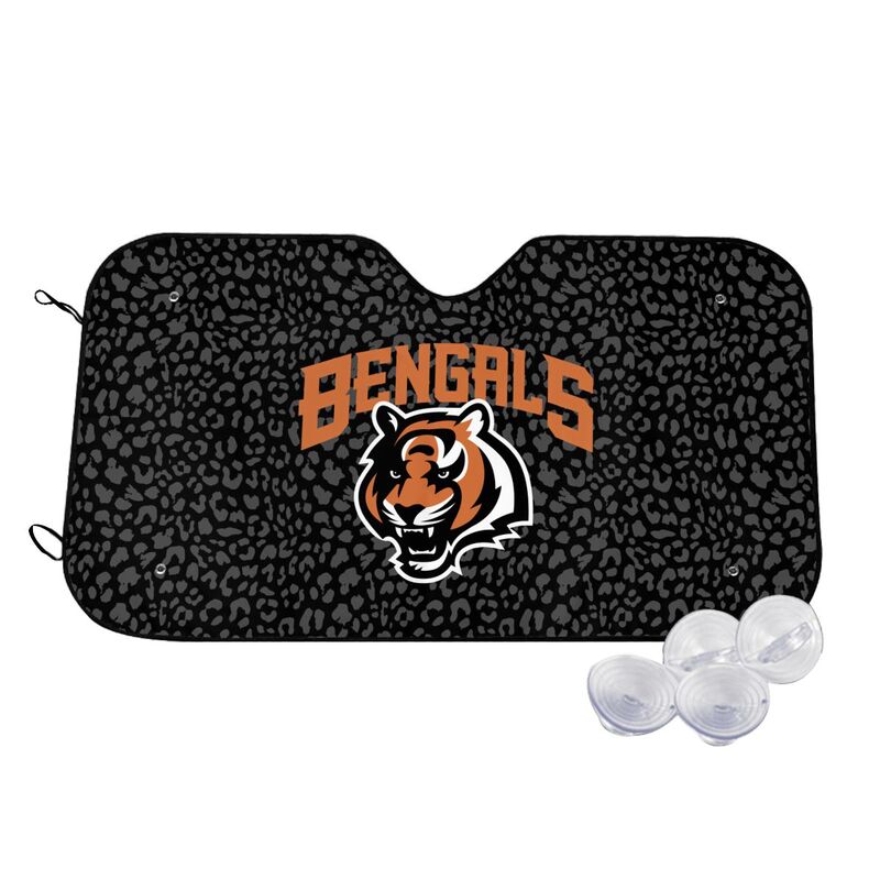 Cincinnati Bengals Printed Car windshield sunshades is suitable front Car windshield sunshades