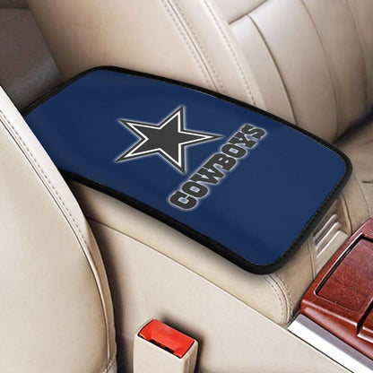 Car armrest box pad Dallas Cowboys4 Printed central armrest box pad anti slip pad