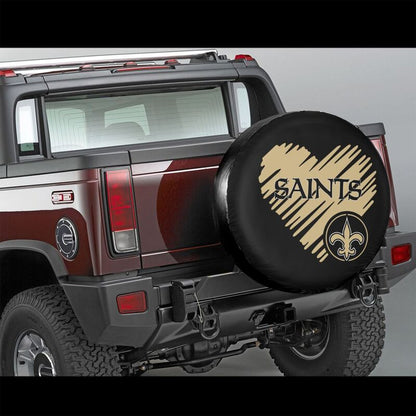 New Orleans Saints Printed car spare tire dust protection cover tire protection cover
