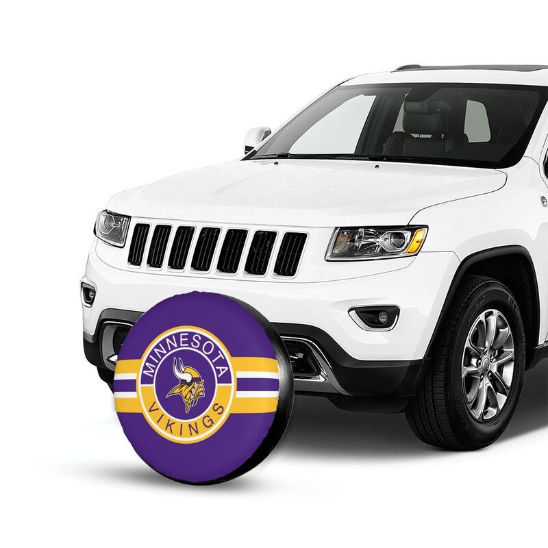 Minnesota Vikings Print tire protection cover car sun protection tire protection cover