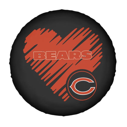Chicago Bears Printed car spare tire dust protection cover tire protection cover