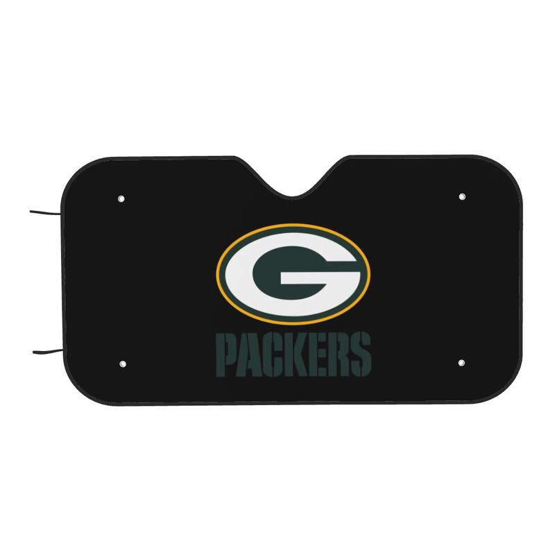 Green Bay Packers 3 Printing suitable for front Car windshield sunshades Car windshield sunshades