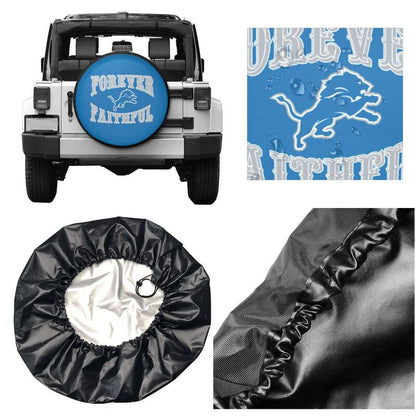 Detroit Lions Printing car spare tire dust protection cover tire protection cover