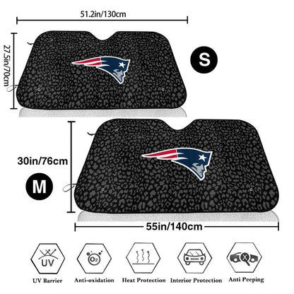 New England Patriots Printed Car windshield sunshades is suitable front Car windshield sunshades
