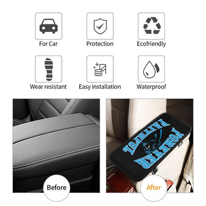 Carolina Panthers Print car armrest box cover armrest protective cover