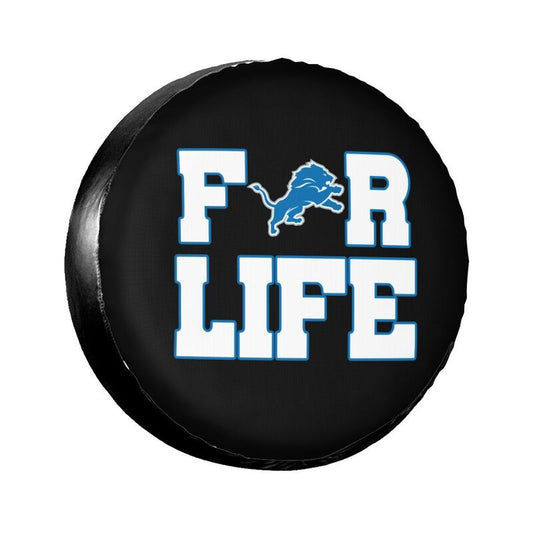 Detroit Lions Printing tire protection cover car spare tire dust protection cover