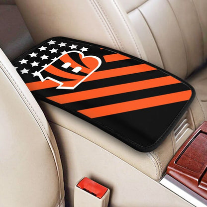 Cincinnati Bengals3 Printed car armrest box pad elbow protection pad