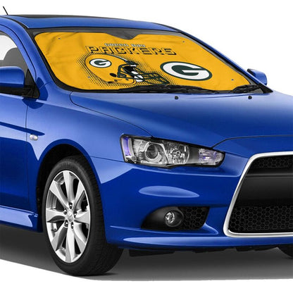 Green Bay Packers Printing Car windshield sunshades is suitable car front windshield sunshades