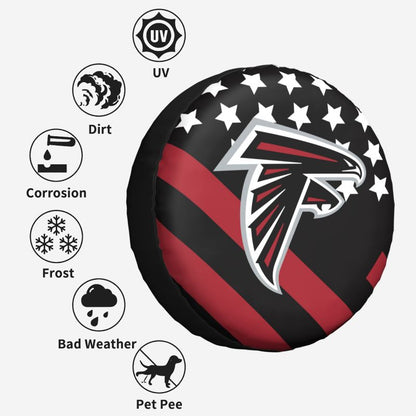 Atlanta Falcons printed car tire cover dustproof and waterproof tire cover