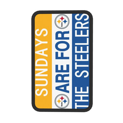 Pittsburgh Steelers Personalized printed car armrest cover Car handrail box cushion