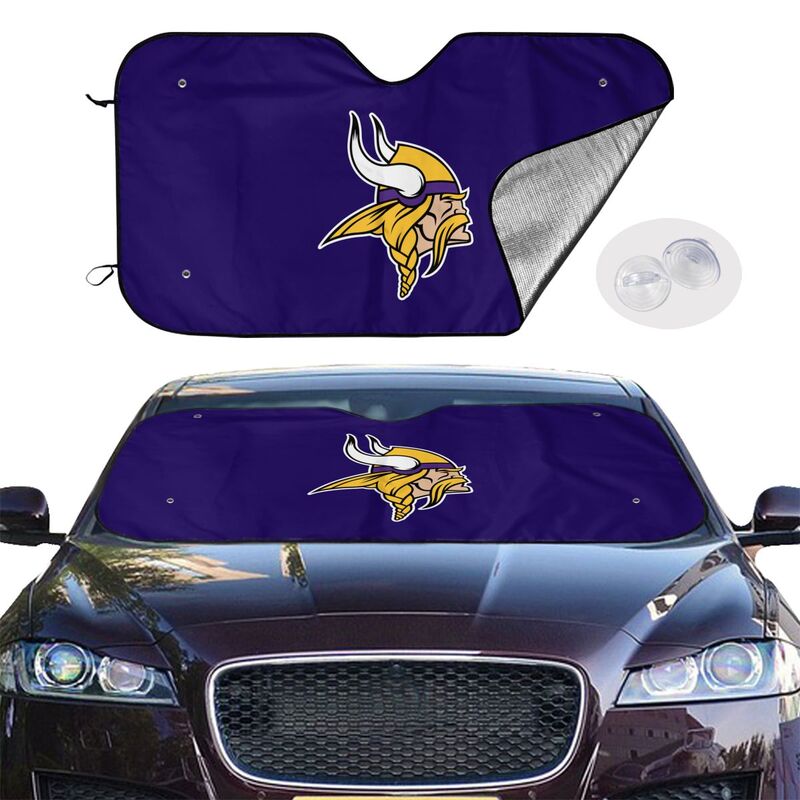 Minnesota Vikings Printed suitable for front Car windshield sunshades Car windshield sunshades