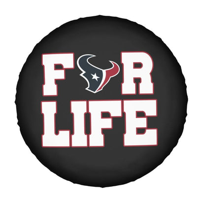 Houston Texans Printing tire protection cover car spare tire dust protection cover