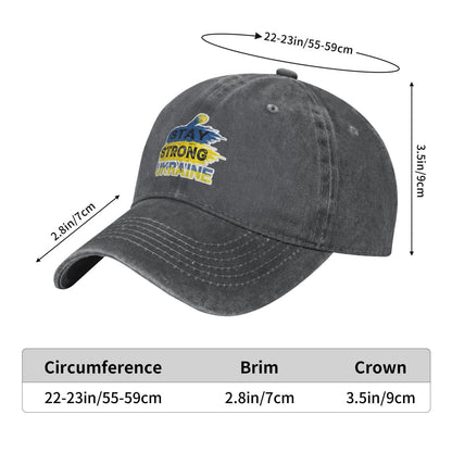 Stay Strong Ukraine Printed unisex baseball cap adjustable cap outdoor sun hats trucker hat