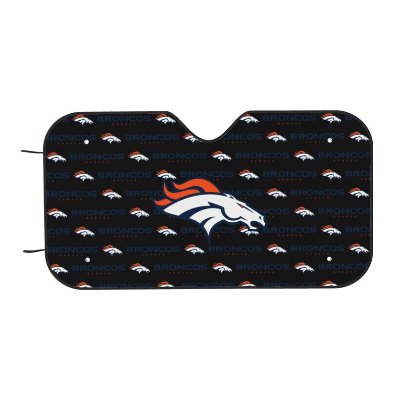 Denver Broncos Printed is suitable for front Car windshield sunshades Car windshield sunshades