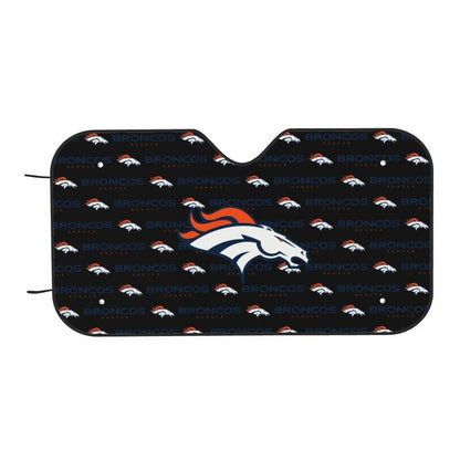 Denver Broncos Printed is suitable for front Car windshield sunshades Car windshield sunshades