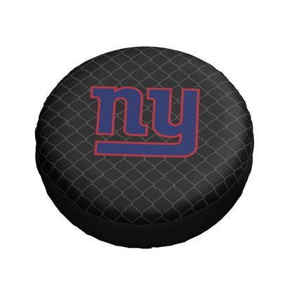 New York Giants Grid background car tire waterproof dustproof protective cover