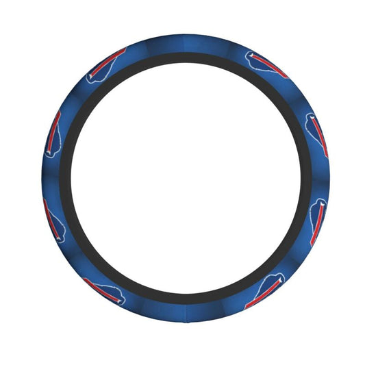 Buffalo Bills 2 Printed breathable anti slip cover elastic steering wheel cover