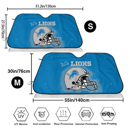 Detroit Lions Printing car front windshield sunshade car windshield sunshade multi size