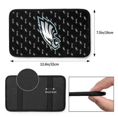 Philadelphia Eagles printed Car handrail cushion Personalized car armrest cover