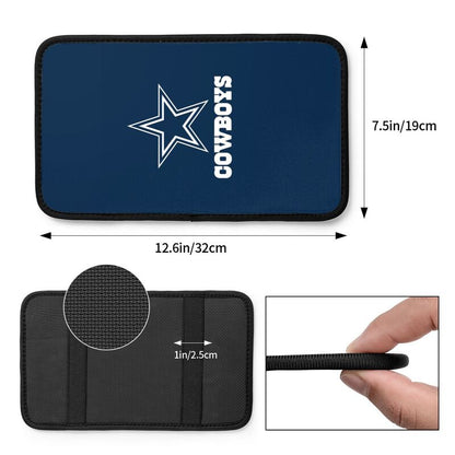 Car armrest box pad Dallas Cowboys 4 Printed central armrest box elbow pad
