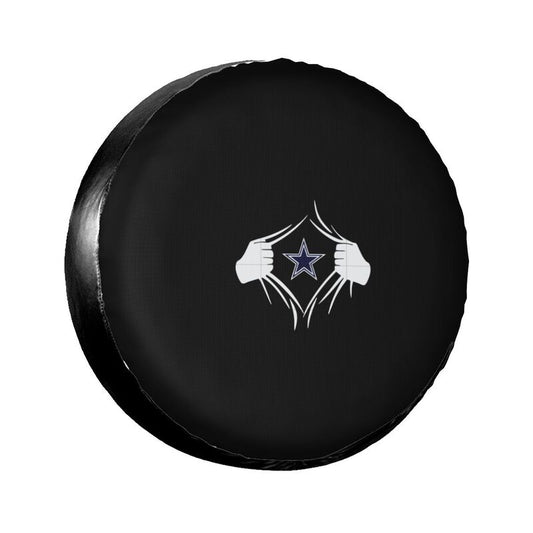 Dallas Cowboys 2 Print tire protection covers car sunscreen tire protection covers