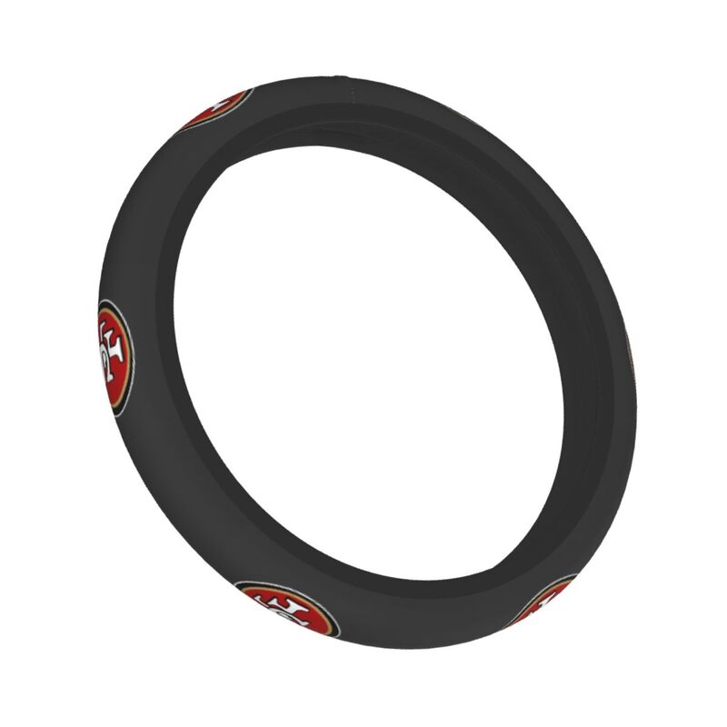 San Francisco 49ers Printed elastic steering wheel cover anti slip breathable
