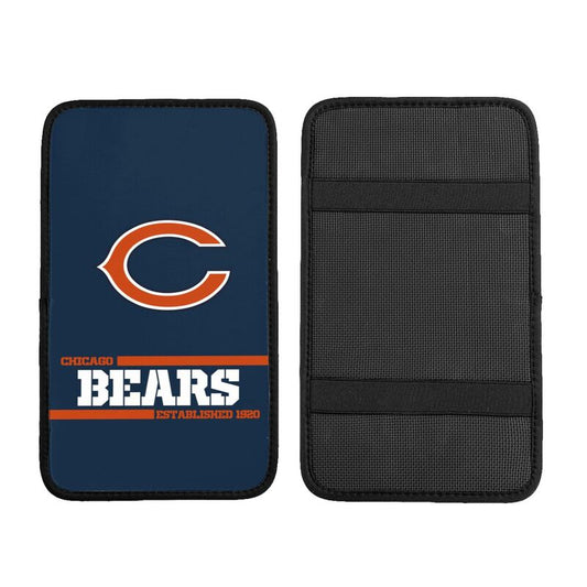 Chicago Bears Printed car armrest box pad Protective pad