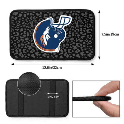 Denver Broncos print Car handrail box cushion Personalized car armrest cover