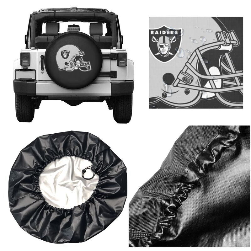 Las Vegas Raiders Printing tire protection covers car sun protection tire protection cover