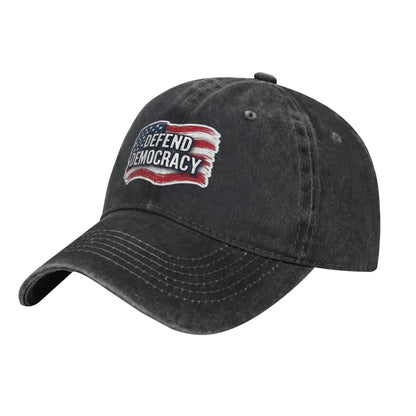 Defend Democracy Vote Printed unisex baseball cap adjustable cap outdoor sun hats trucker hat