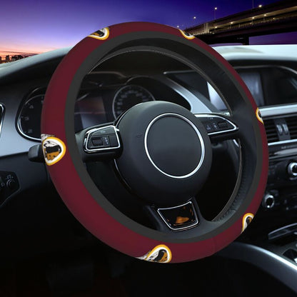 Washington Commanders 2 Printed car protective cover elastic steering wheel cover