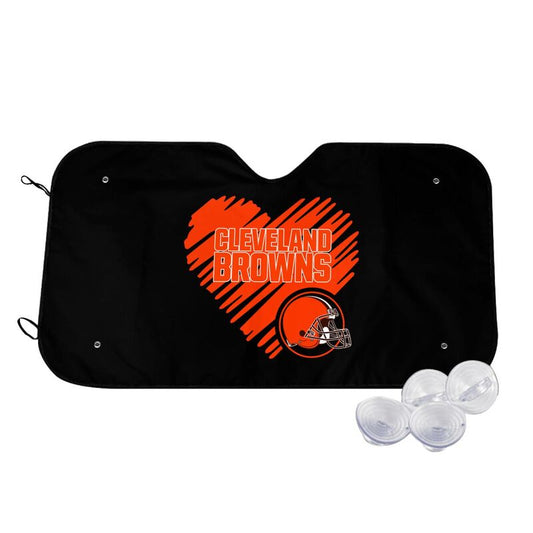 Cleveland Browns Printing is suitable car front windshield sunshades Car windshield sunshades