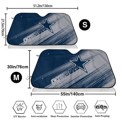 Dallas Cowboys Print car windshield sunshade panel car windshield sunshade cover multiple sizes