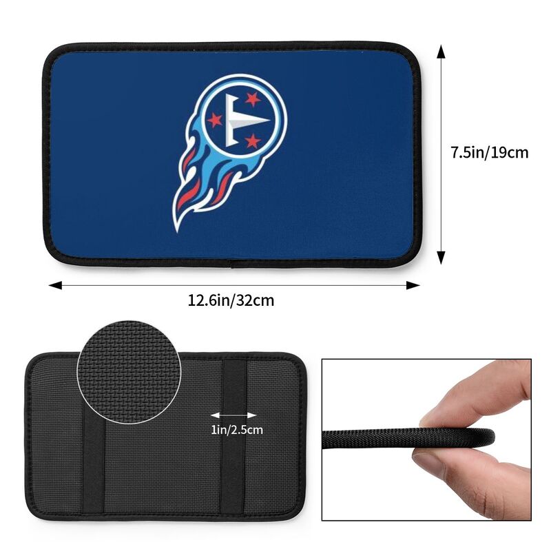 Tennessee Titans Printed car armrest box pad anti-abrasion pad