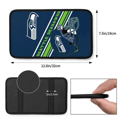 Seattle Seahawks Print armrest protective cover car armrest box cushion