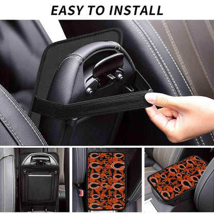Chicago Bears printing Center console armrest pad car armrest protective cover car