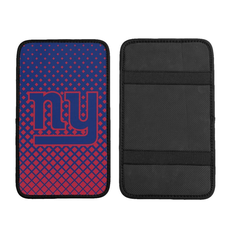 New York Giants Car handrail box cushion Personalized printed car armrest cover