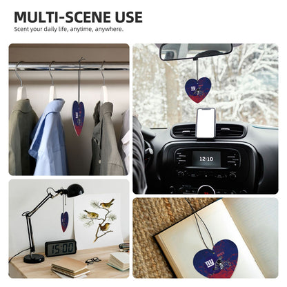 4-pcs New York Giants Car Air Fresheners Cards Set car aromatherapy tablets