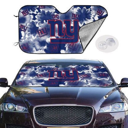 New York Giants Printed multi size car front windshield sunshade car windshield sunshade