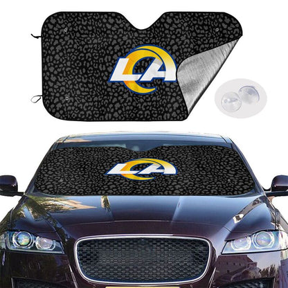 Los Angeles Rams Printed Car windshield sunshades is suitable front Car windshield sunshades