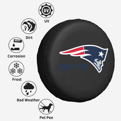 New England Patriots Car tire protection cover spare tire waterproof and dustproof cover