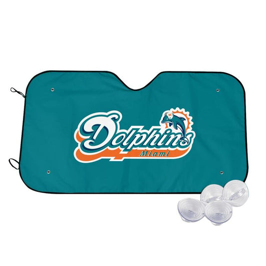 Miami Dolphins Print Car windshield sunshades is suitable for front Car windshield sunshades