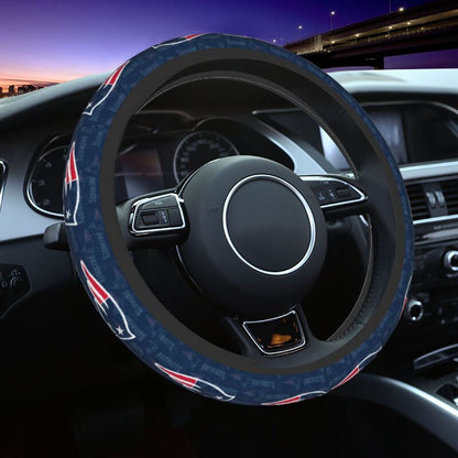New England Patriots Printed elastic steering wheel cover breathable protective cover