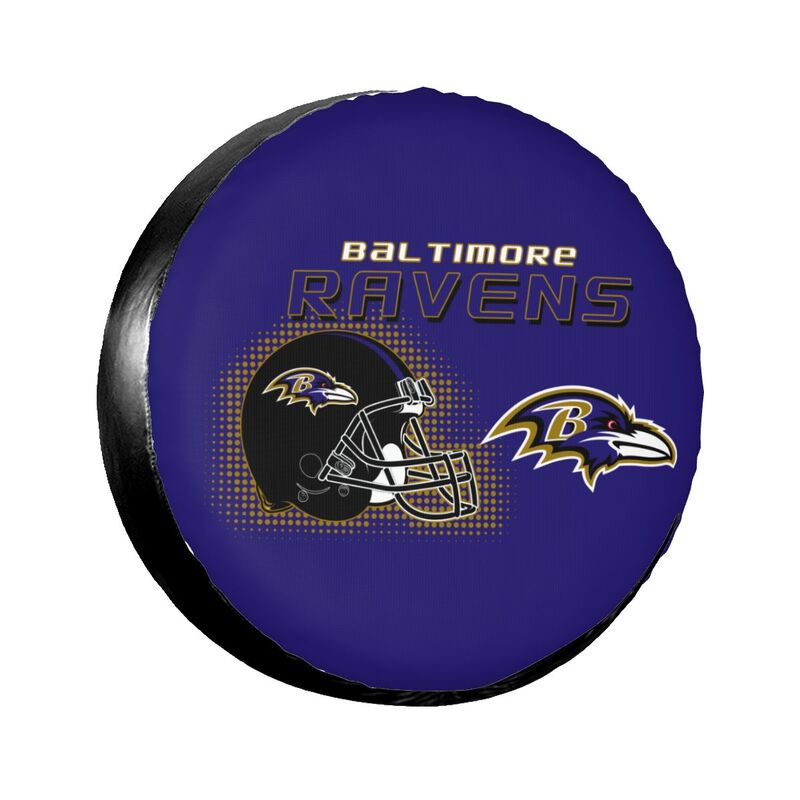 Baltimore Ravens Print car tire protection cover car spare tire dust protection covers