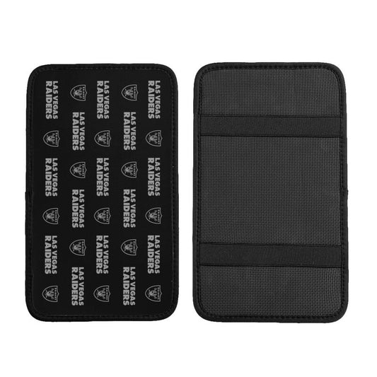 Car armrest box pad Las Vegas Raiders Printed central armrest box pad protective pad