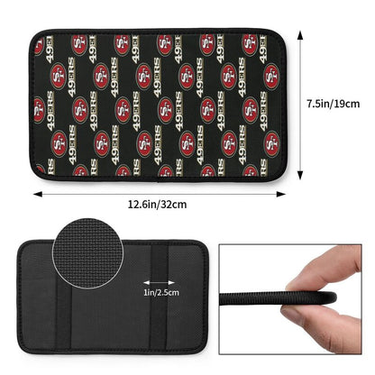 San Francisco 49ers Printed car armrest box pad elbow protection pad