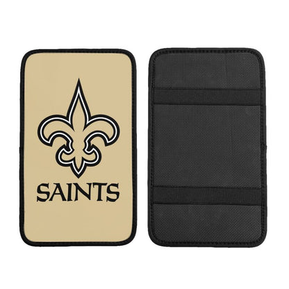 New Orleans Saints5 Printed car center armrest box pad anti slip pad