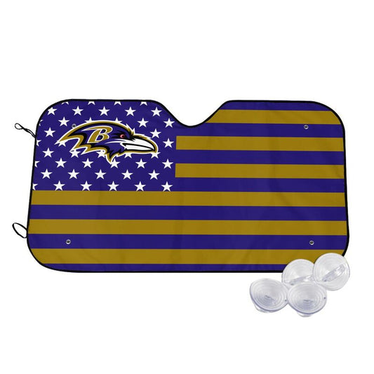 Baltimore Ravens 4 Printed car windshield sunshade (multi size)  front windshield sunshade